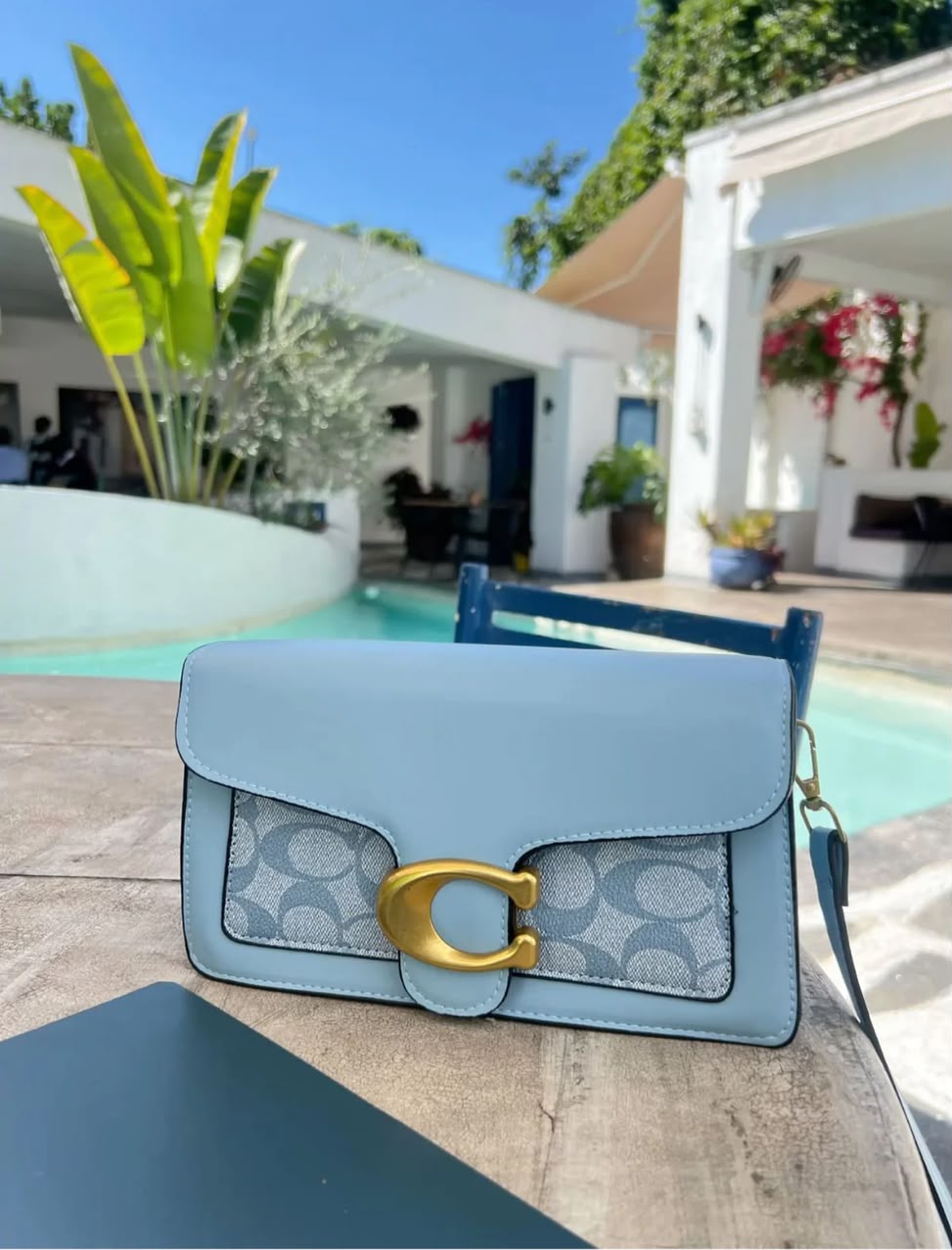 Lavish Blue Coach Bag + Free Gift ( Sunglasses or Jewellery stack)