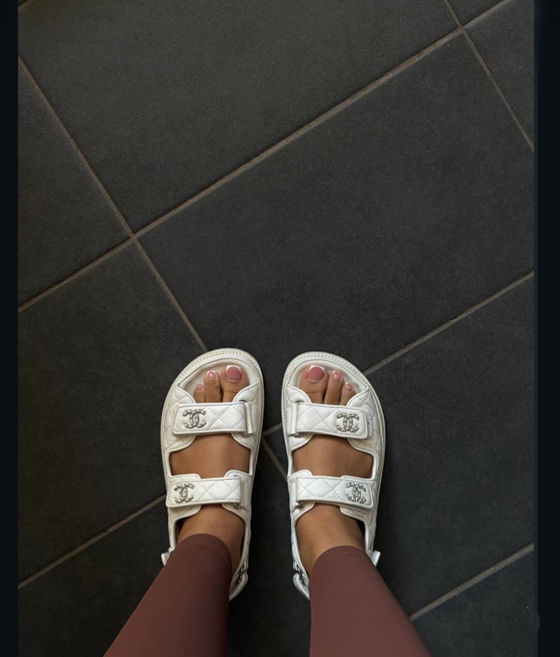 Chanel Sandals + Free Gift ( Jewellery stack)