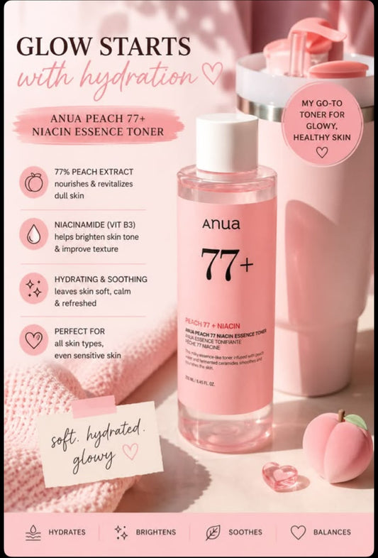 Anua Peach 77 Niacin Essence Toner