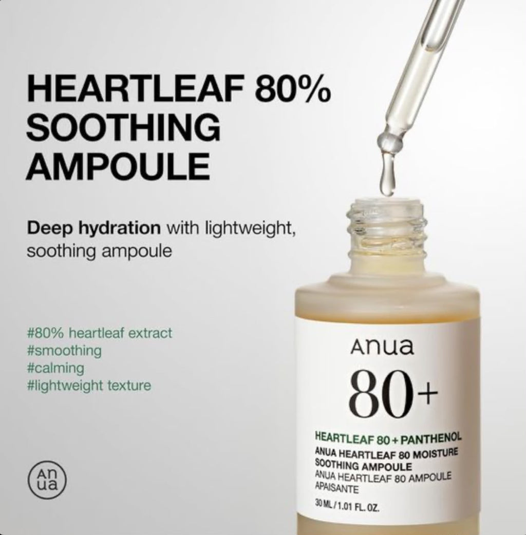 Anua Heartleaf 80% Moisture Soothing Ampoule