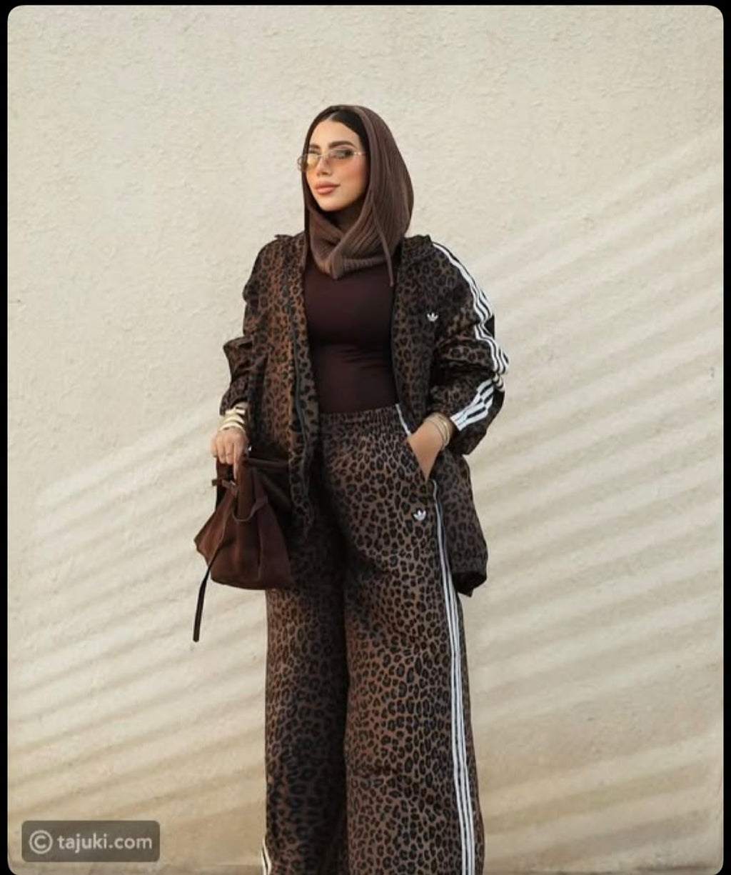 Adidas Leopard Print Tracksuit