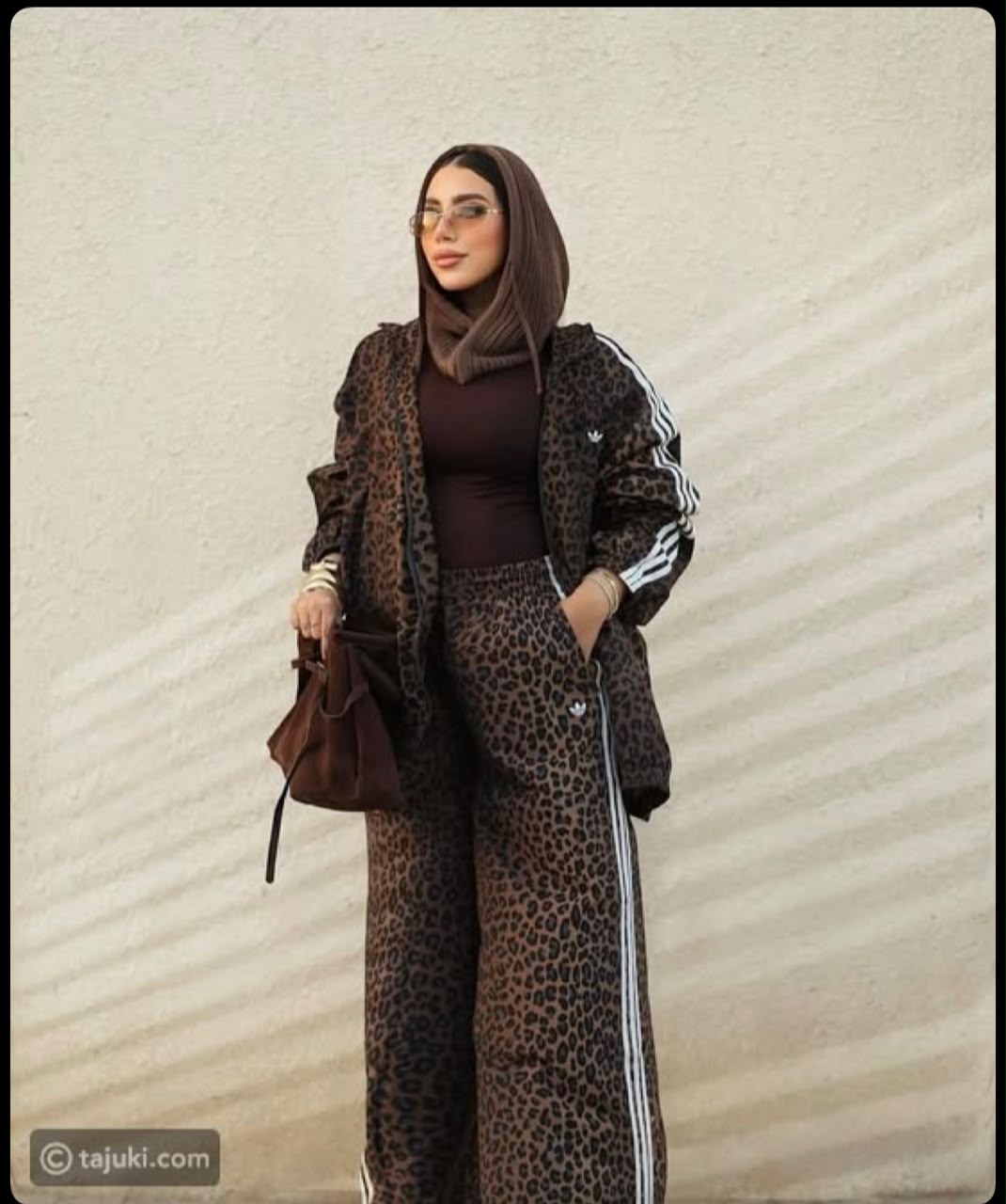 Adidas Leopard Print Tracksuit