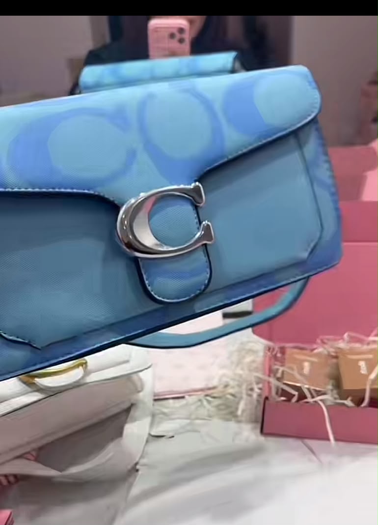 Lavish Blue Coach Bag + Free Gift ( Sunglasses or Jewellery stack)