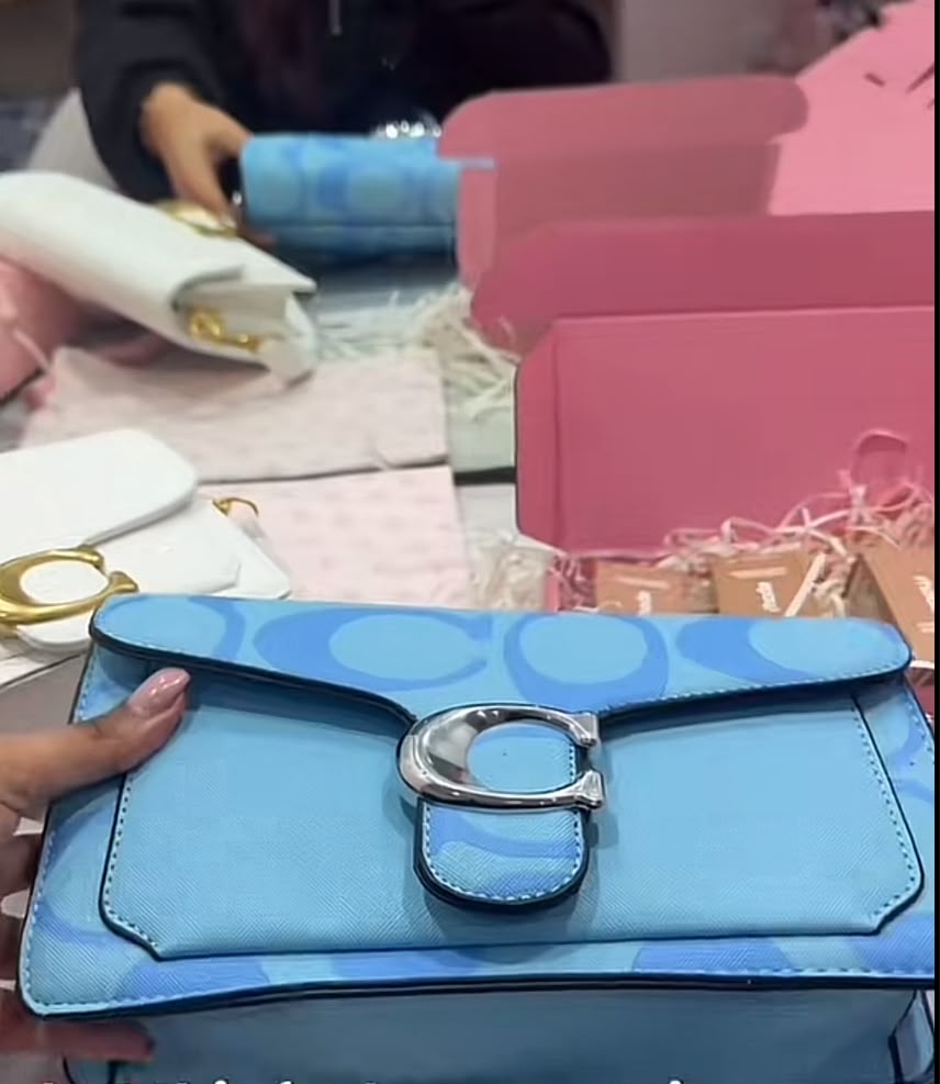 Lavish Blue Coach Bag + Free Gift ( Sunglasses or Jewellery stack)