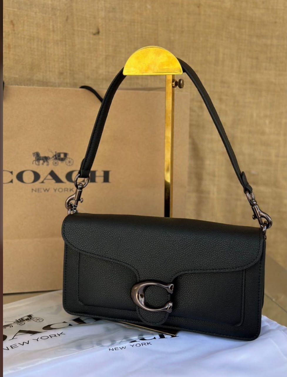 Black Coach Bag + Free Gift
