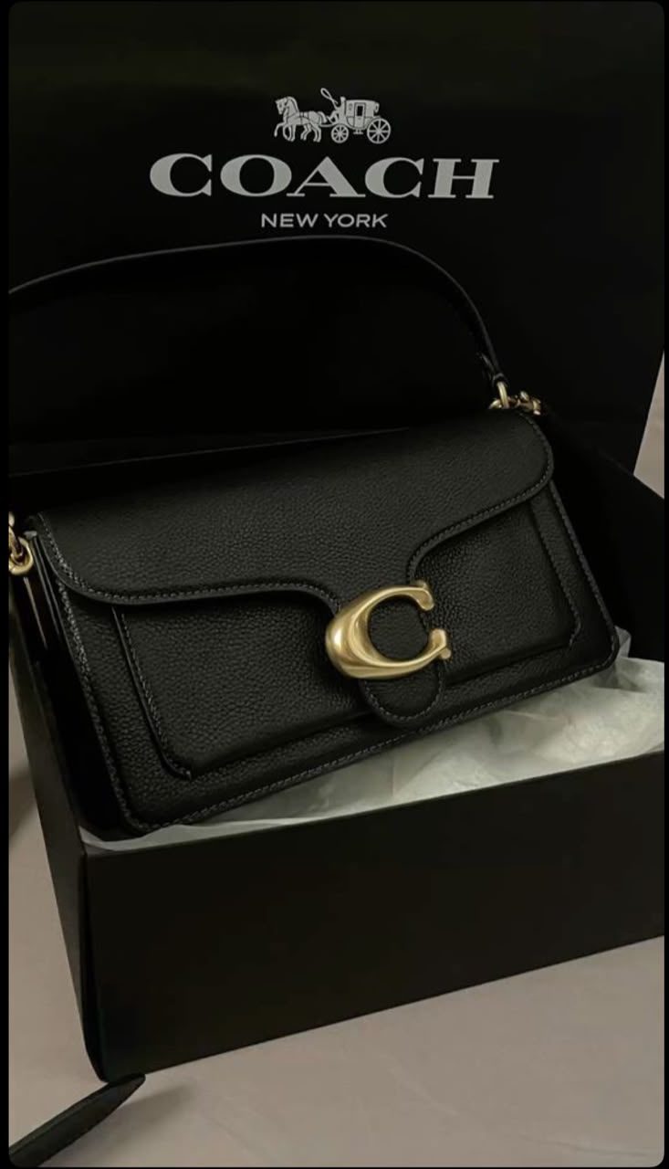 Classic Black Coach Bag- Timeless Luxury
