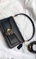 Classic Black Coach Bag- Timeless Luxury