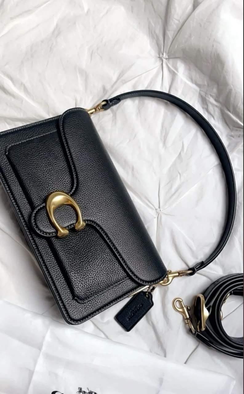 Classic Black Coach Bag- Timeless Luxury