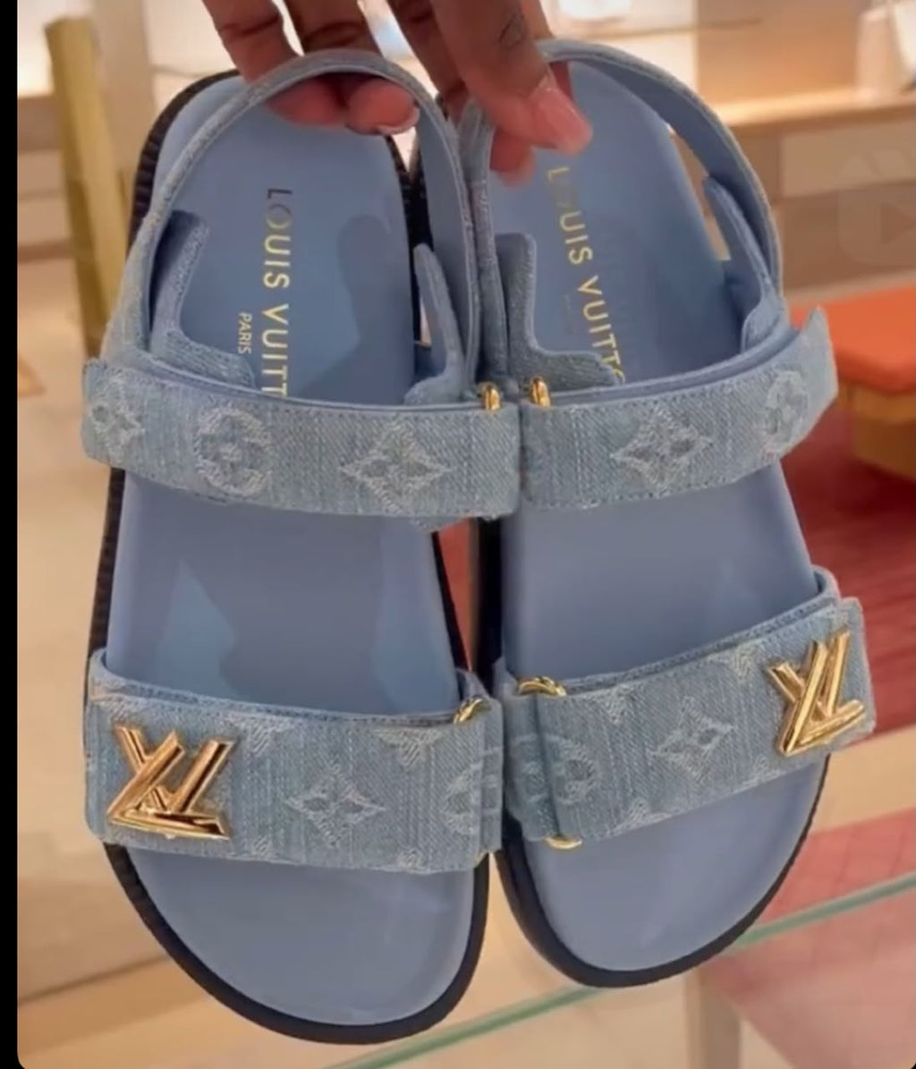 ✨ Louis Vuitton Monogram Sandals – Walk in Luxury ✨ + (free jewellery stack)