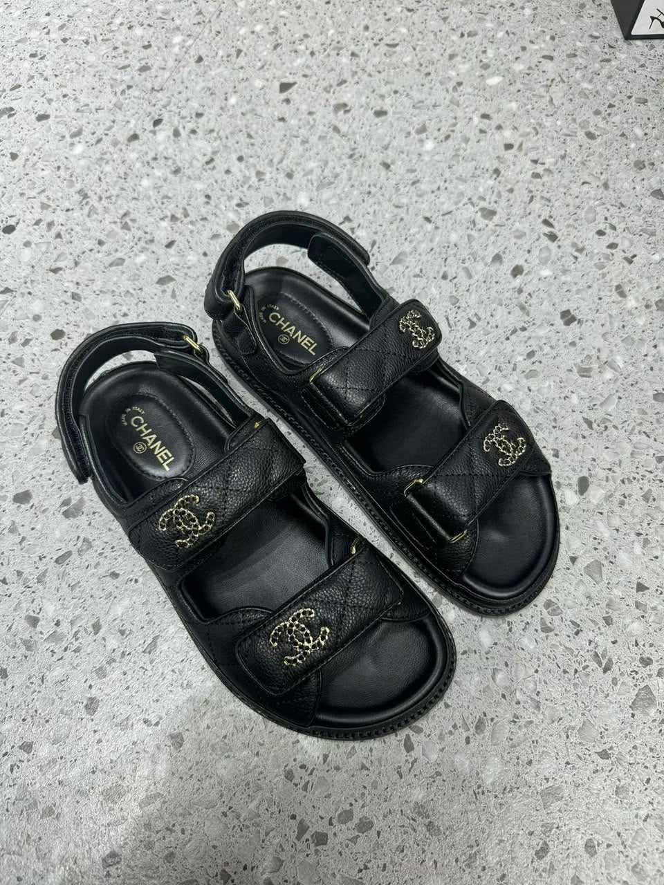 Chanel Sandals + Free Gift ( Jewellery stack)