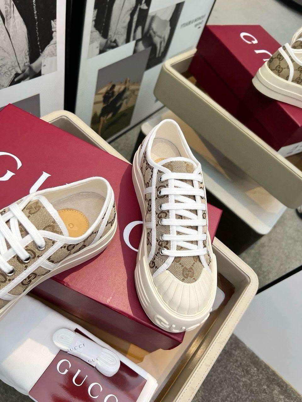 👟✨ JUST DROPPED: New Gucci Sneakers ✨👟+ Free Gift (Socks or Jewellery stack)