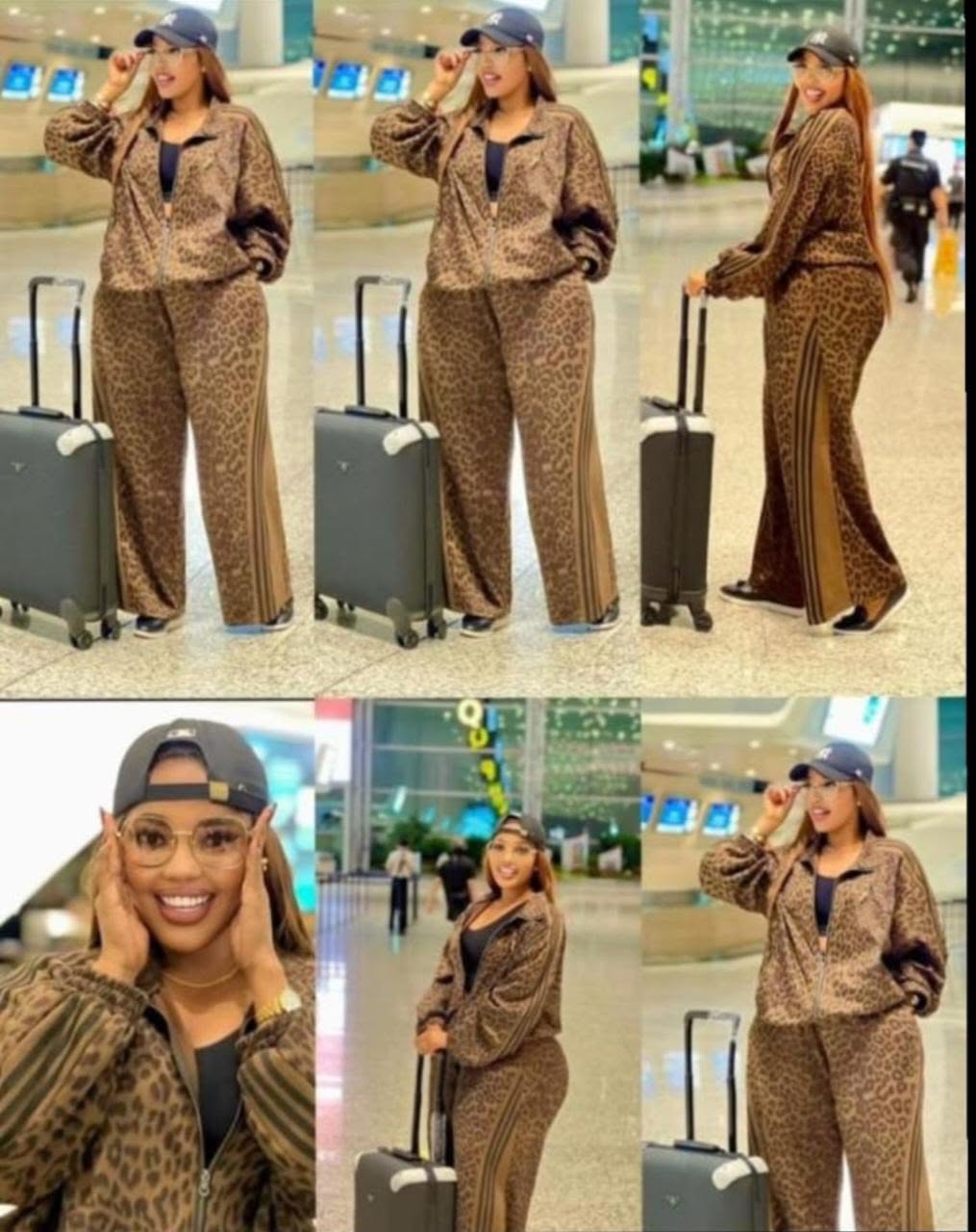 Adidas Leopard Print Tracksuit