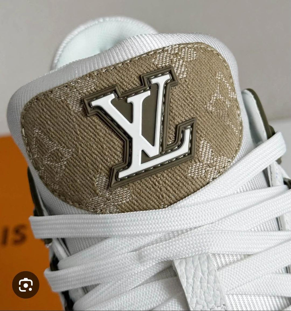 Blue Louis Vuitton Trainers + Free Gift + Shipping