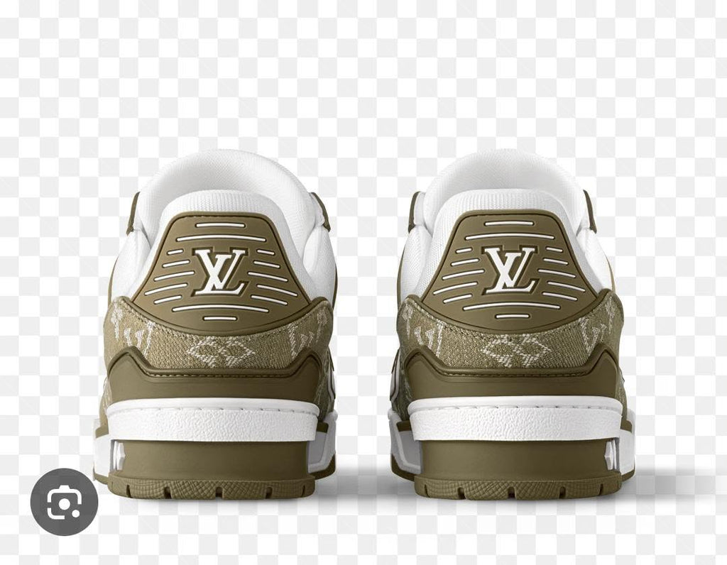 Blue Louis Vuitton Trainers + Free Gift + Shipping