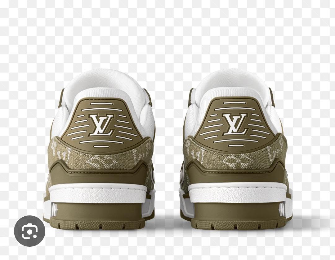 Blue Louis Vuitton Trainers + Free Gift + Shipping