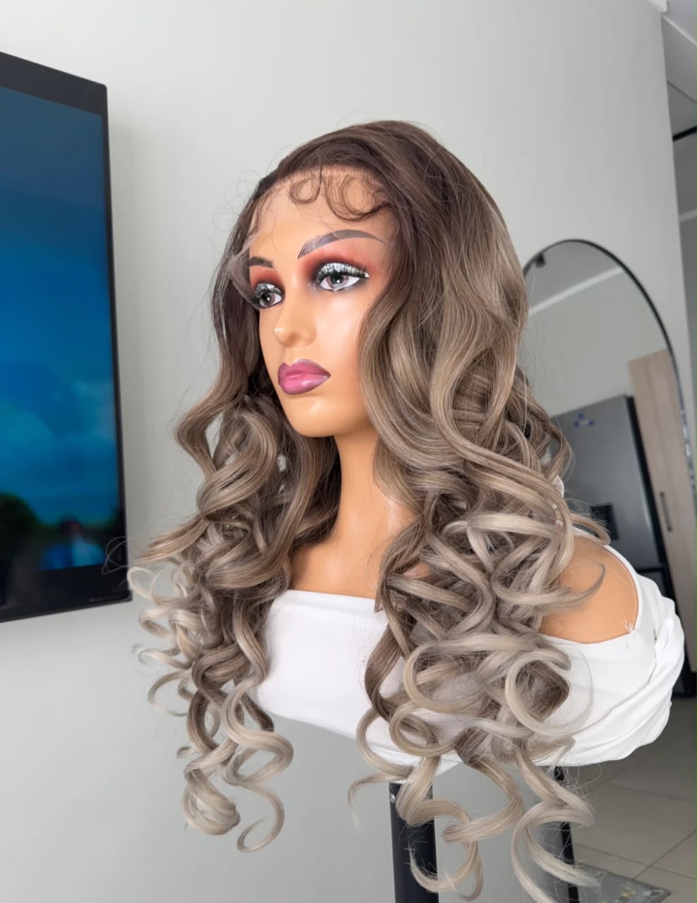 Latisha Human Hair Blend #6